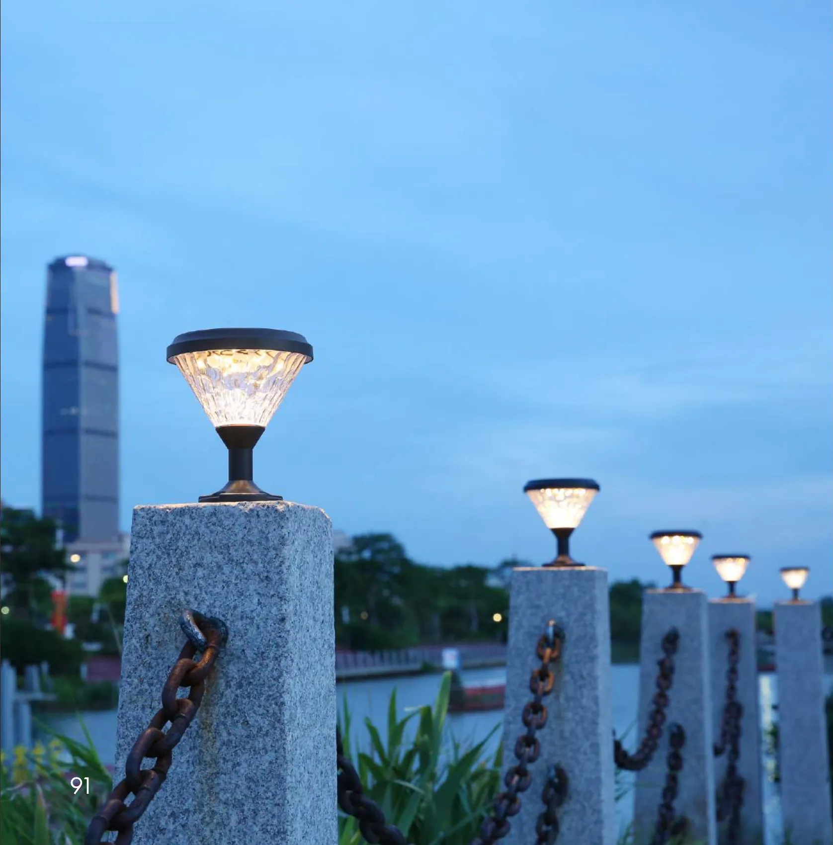 Enchantment Series ZC-ZTD0907 Solar Pillar Light